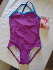 KANU SURF GIRLS SWIM SUIT GRAPE/ROYAL NWT SIZE 4 :B19-1