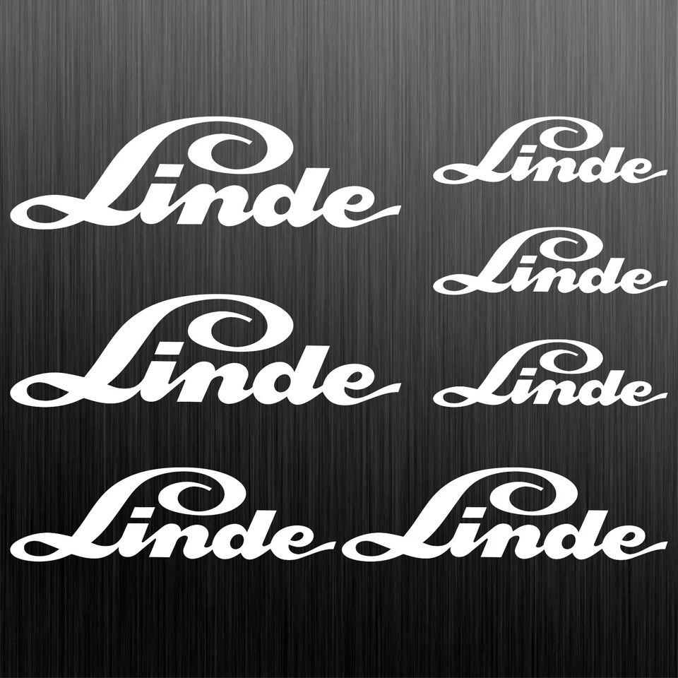 RAWISTICKER Linde old pegatina sticker carretilla elevadora 7 piezas Pieces
