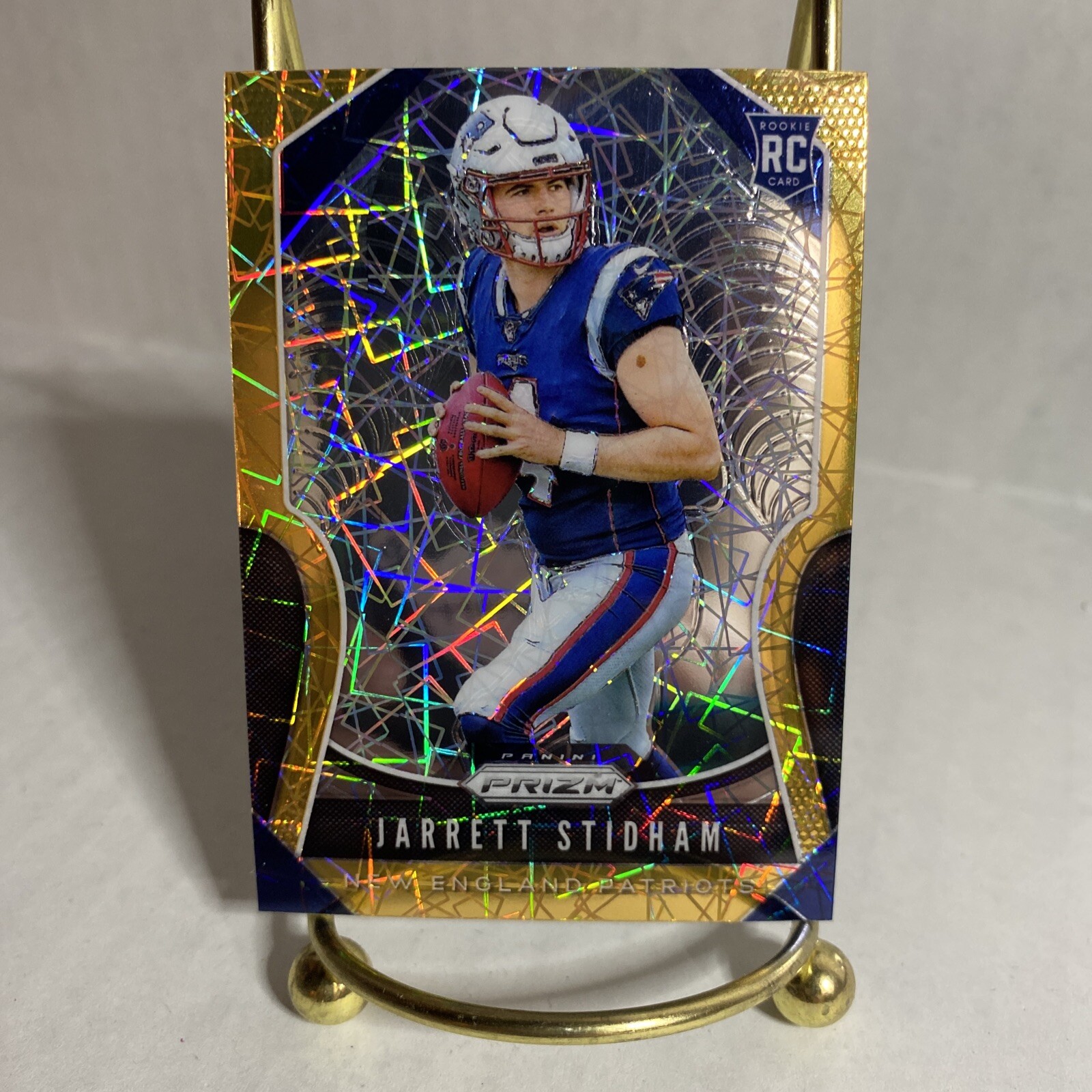 2019 Panini Prizm Orange Laser Lazer Jarrett Stidham Rc Raiders Rookie