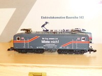 "MäRklin Spur Z: 88430 E-Lok Br 143 \"Miete Mich\" Der Db Ag (Db Regio) - Ovp/ Neu"