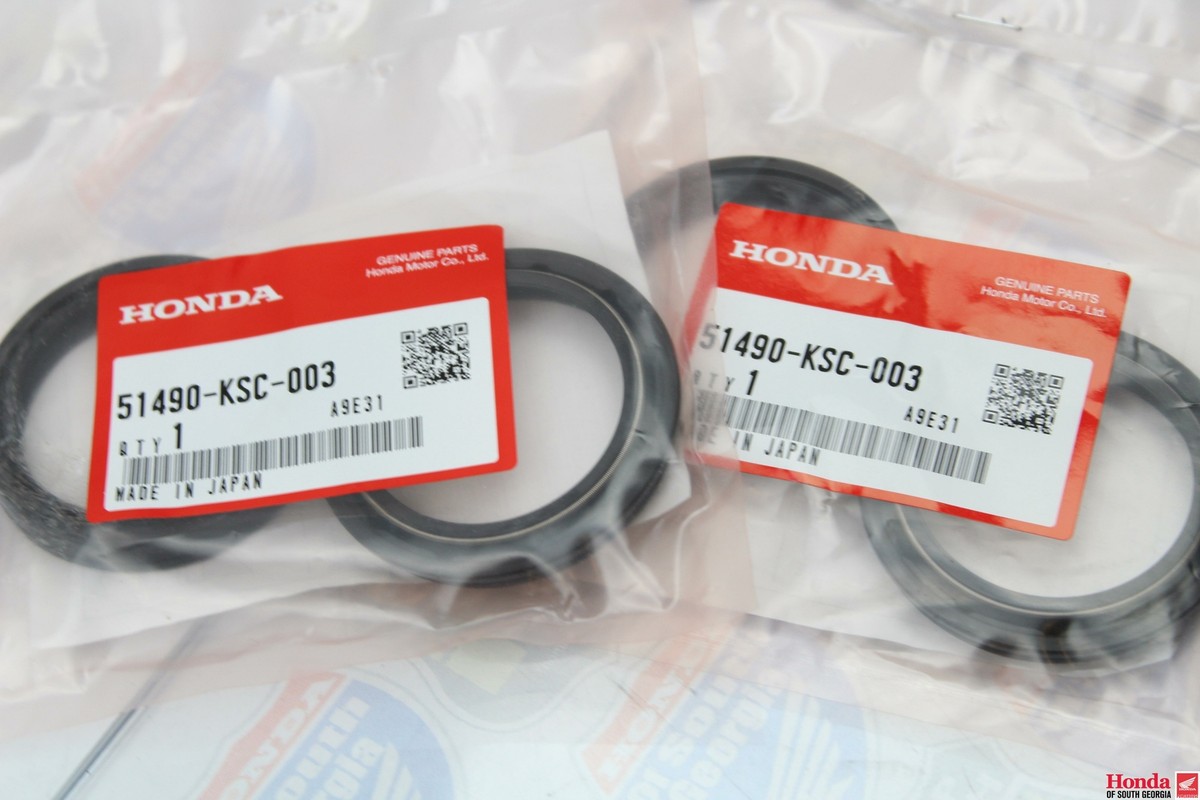 OEM Honda Fork Seal Set Left and Right Set Pair 51490-KSC-003