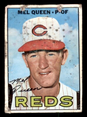 1967 Topps Baseball #374 Mel Queen PR *e1