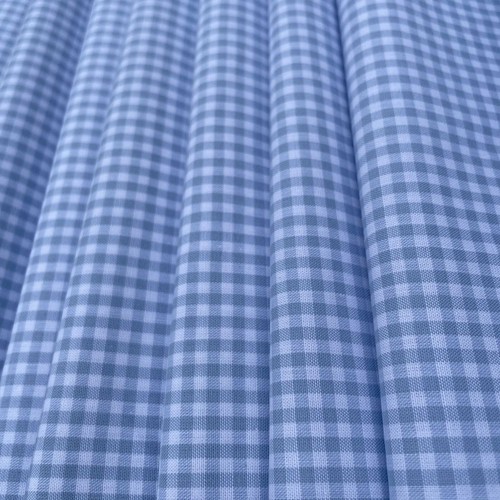 100% Yarn Dyed Cotton Fabric John Louden 3mm Gingham Check Squares 144cm Wide - Picture 63 of 106