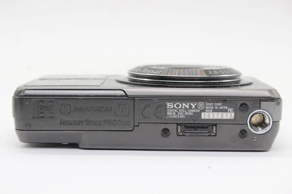Sony Cyber-shot DSC-W300 13.6MP Digital Camera - Dark Graphite