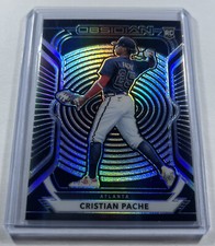 2021 Panini Chronicles Baseball Obsidian Christian Pache Refractor RC #3 Braves