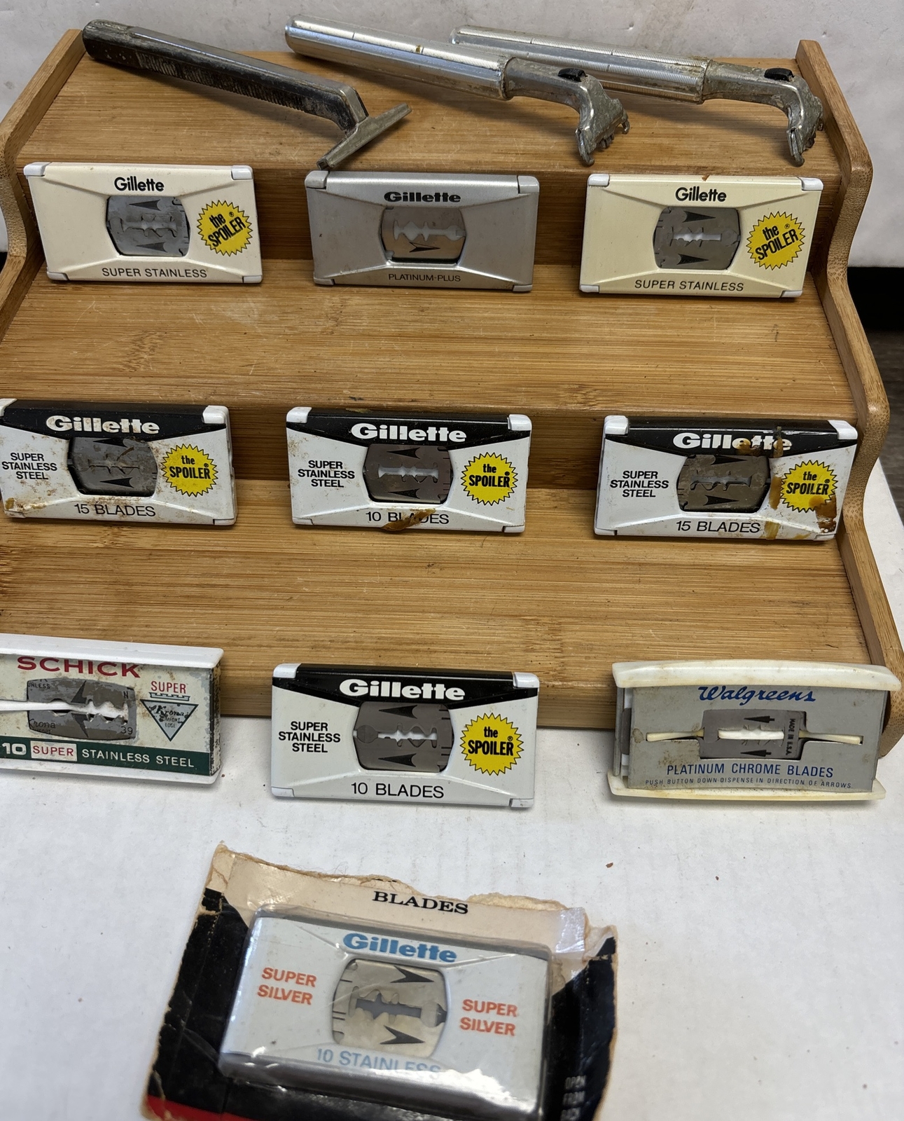 S & 7 Assortment Blades Stainless/platinum Vtg