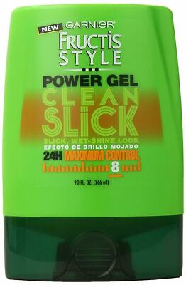 2 pack Garnier Fructis Style Clean Stick Power Gel Maximmum 8 control - 9. oz