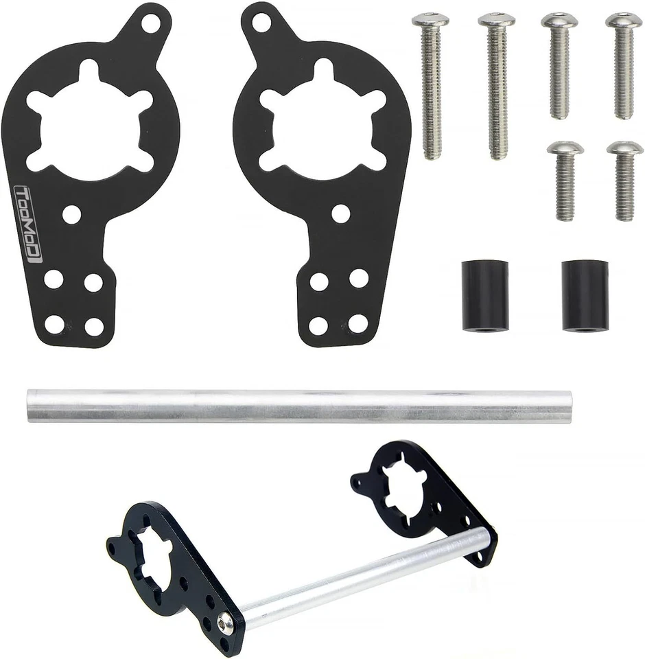 RC Car Aluminum Rear Damper Mount Set For Tamiya Grasshopper 2 Hornet Upgrades - Image 2 of 4