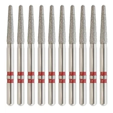 Zirconia Adjustment Diamond Burs Cutter Round End Taper Fine Grit Z856/016F FG