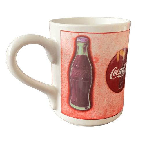 Vintage Coca-Cola 1997 immer erfrischender Sammlerstück Erdbeerfarbe Becher - Bild 4 von 10