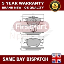Fits Mercedes SLK E-Class CLK C-Class Firstpart Front Brake Pads Set