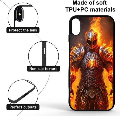 Fire Warrior Artwork Cover For iPhone X XS 11 12 13 14 15 Pro Max - Picture 179 of 240