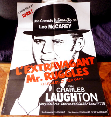 L'extravagant Mr RUGGLES - Charles LAUGHTON - Affiche Cinéma (70x100 ...