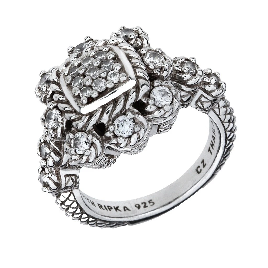 Anillos de circonio cúbico de moda Judith Ripka