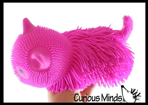 Shaggy Cat and Mop Dog - Palline Tampone Grandi - Terapia Sensoriale Fidget Stress Ball - Foto 7 di 16