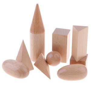 geometric wooden blocks