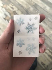 Mrs Grossman's Lot of 11 Icy Snowflakes 2008 **MADE IN THE USA** FREE SHIPPING