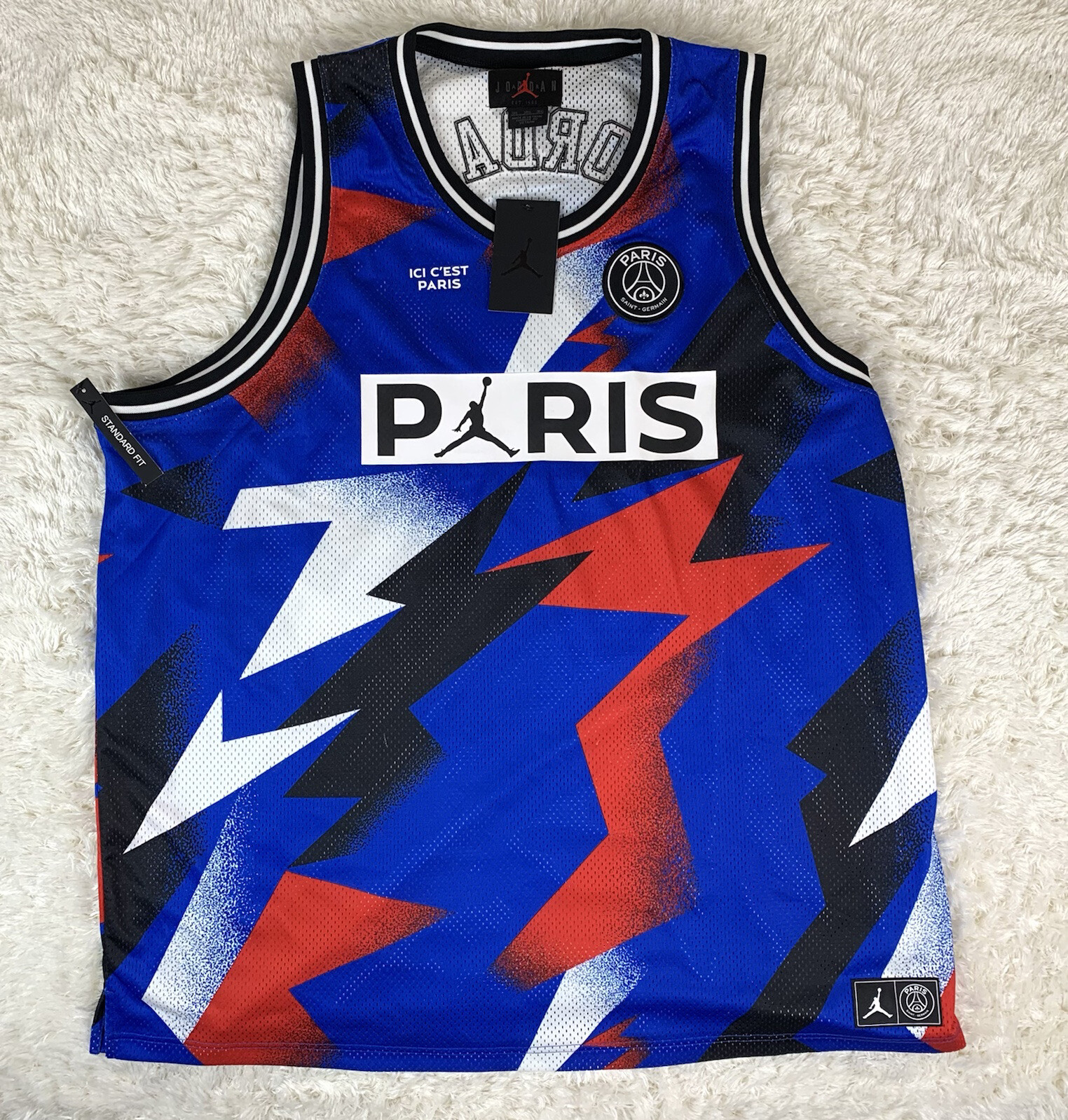 nike psg jordan basketball jersey