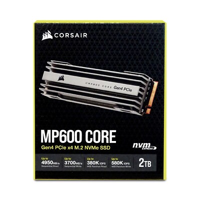 Corsair MP600 Core SSD 2TB M.2 PCIe 4.0 x4