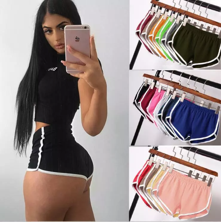 High Waist Volleyball Short Yoga Fitness Athletic Out Shorts