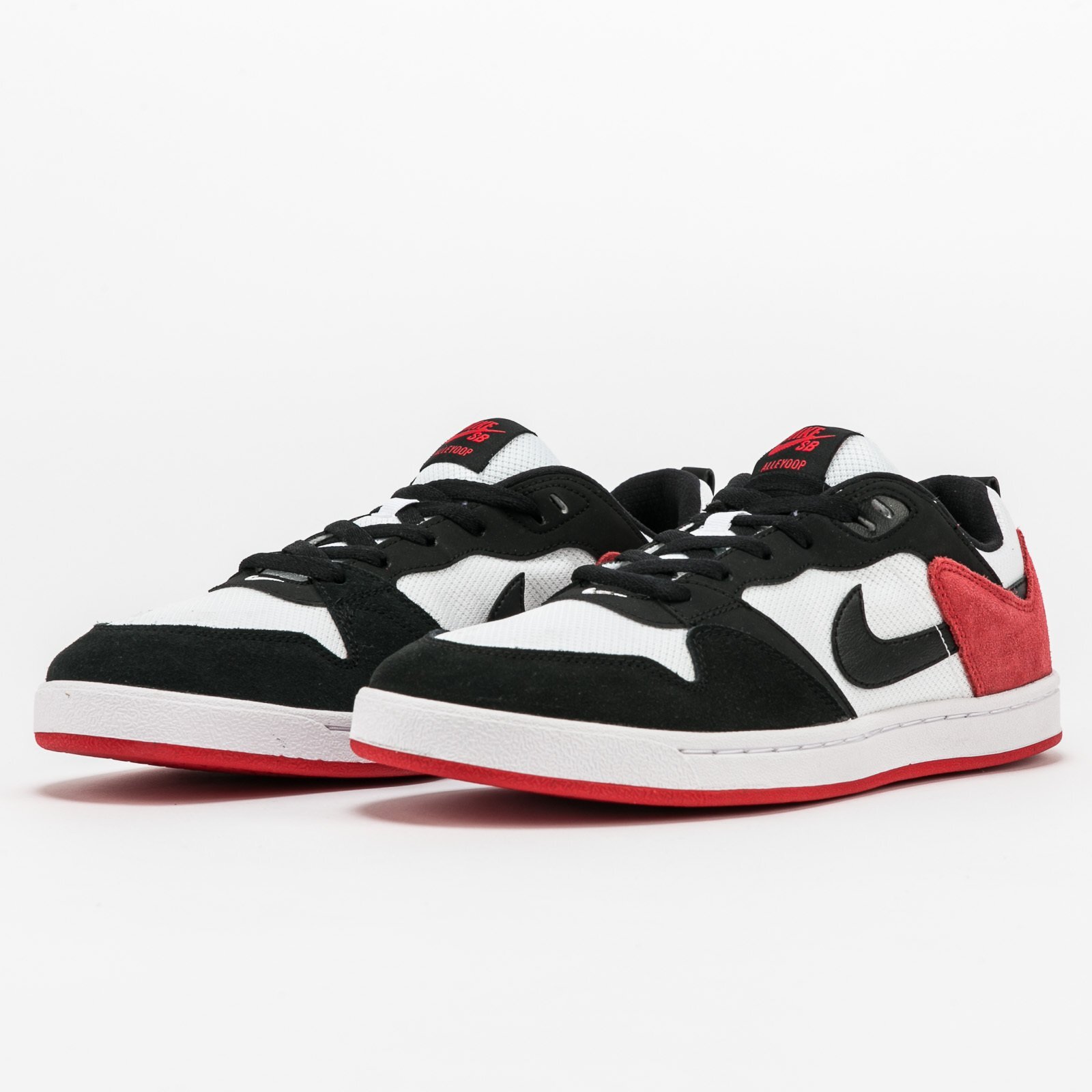 Мужские кроссовки для скейтбординга Nike SB Alleyoop White University Red Black CJ0882-102 sz 13