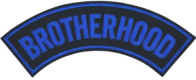 Brotherhood Rocker Patch BROTHERHOOD MOTORCYCLE VEST MILITARY 11