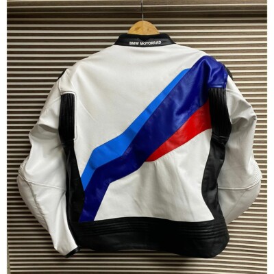 BMW Motorrad Motorbike Racing Leather Jacket Original Cowhide
