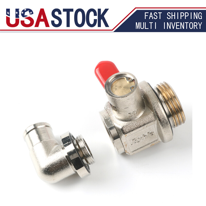 Drain Valve With Removable L-shape Hose End Combo (27mm-2.0)
