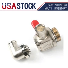 Oil Drain Valve with removable L-Shape Hose End Combo (27mm-2.0)