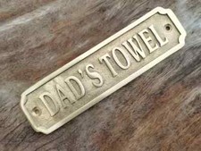 Customized classic brass signs - Nautical signs and plaques - Heavy duty 3D