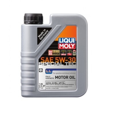 Liqui Moly Special Tec LL SAE 5W-30 Top Class Fully Synthetic Motor Oil 1L 2248