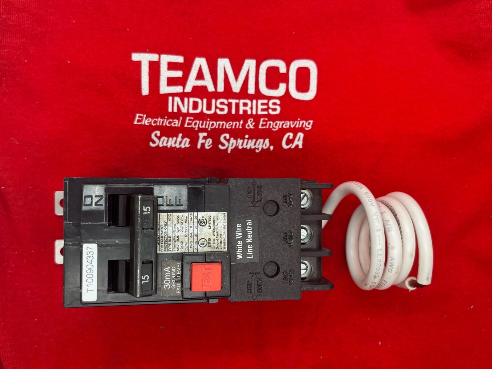 New Pullout Siemens BE215 Miniature GFCI Circuit Breaker 2P 15A 240V AC 10kAIC eBay