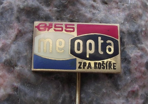 1974 Meopta Stereo Optical Viewfinder Logo Kosire 55th Anniversary Pin Badge - Picture 2 of 3