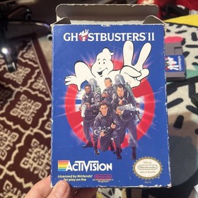Ghostbusters 2 Nintendo NES Cib testato gioco autentico manuale scatola ed extra