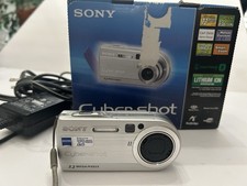 Sony Cyber-Shot DSC-P150 7.2 Mp Point Shoot CCD Digital Camera w/Charger