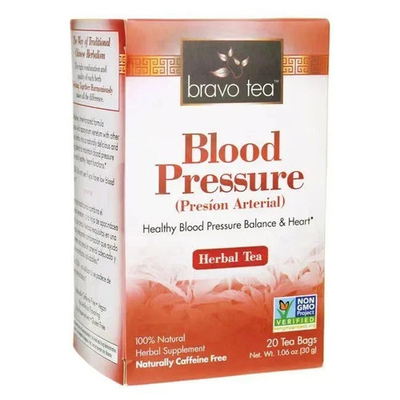 #ad Bravo Tea Blood Pressure Herbal Tea 20 pckts Each Pack of 3 $29.99