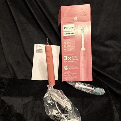 (C2826) New Philips Sonicare 3100 Power Toothbrush Rechargeable Electric Pink