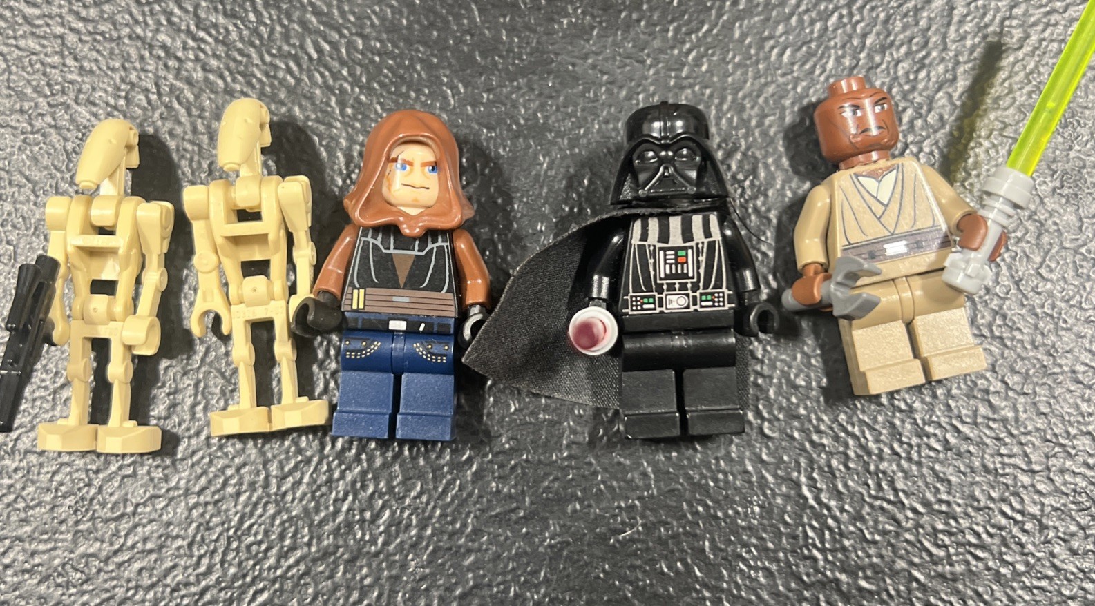 Lego Star Wars Minifigures + Accessories Lot, Darth Vader, Anakin Skywalker, Ect