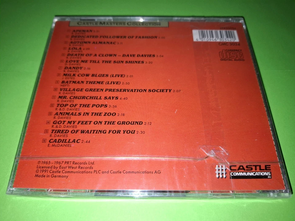 CD The Kinks - KINKS - Castle Masters Collection - NEU & OVP - Bild 2 von 2