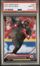 2023 Topps Now Elly De La Cruz #485 PSA 10 Rookie Cincinnati Reds Baseball Card