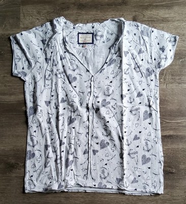 Peckott   Maritimes Damen T-Shirt Gr. 36 weiß neuwertig 