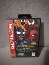 Separation Anxiety (Venom - Spiderman) Sega Genesis CIB W/ Manual  Tested
