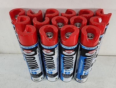 Marking Paint Krylon QUIK-MARK Inverted Water-Base 22oz Brilliant Red (15)