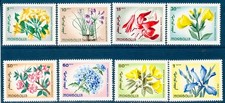 MONGOLIA Sc 422-9 NH ISSUE OF 1966 - FLOWERS - (LO25)