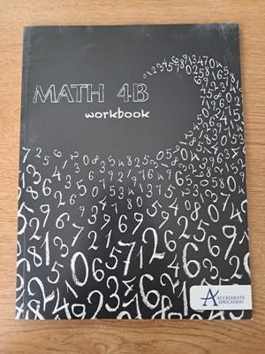 Accelerate Education Math 4 B Workbook Elementary Grade 4