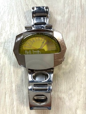 Paul Smith 6117 H06778 Speedometer Watch Yellow 19cm Octagon Junk