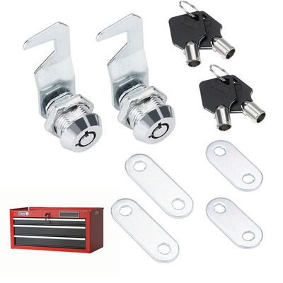 #ad Silver Tool Box Locks with Keys Compatible with Craftsman Tool Box 5 8quot; 17mm... $15.98