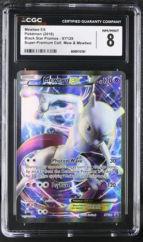 CGC 8 Mewtwo EX 2016 Black Star Promo XY125 Holo Pokemon Card