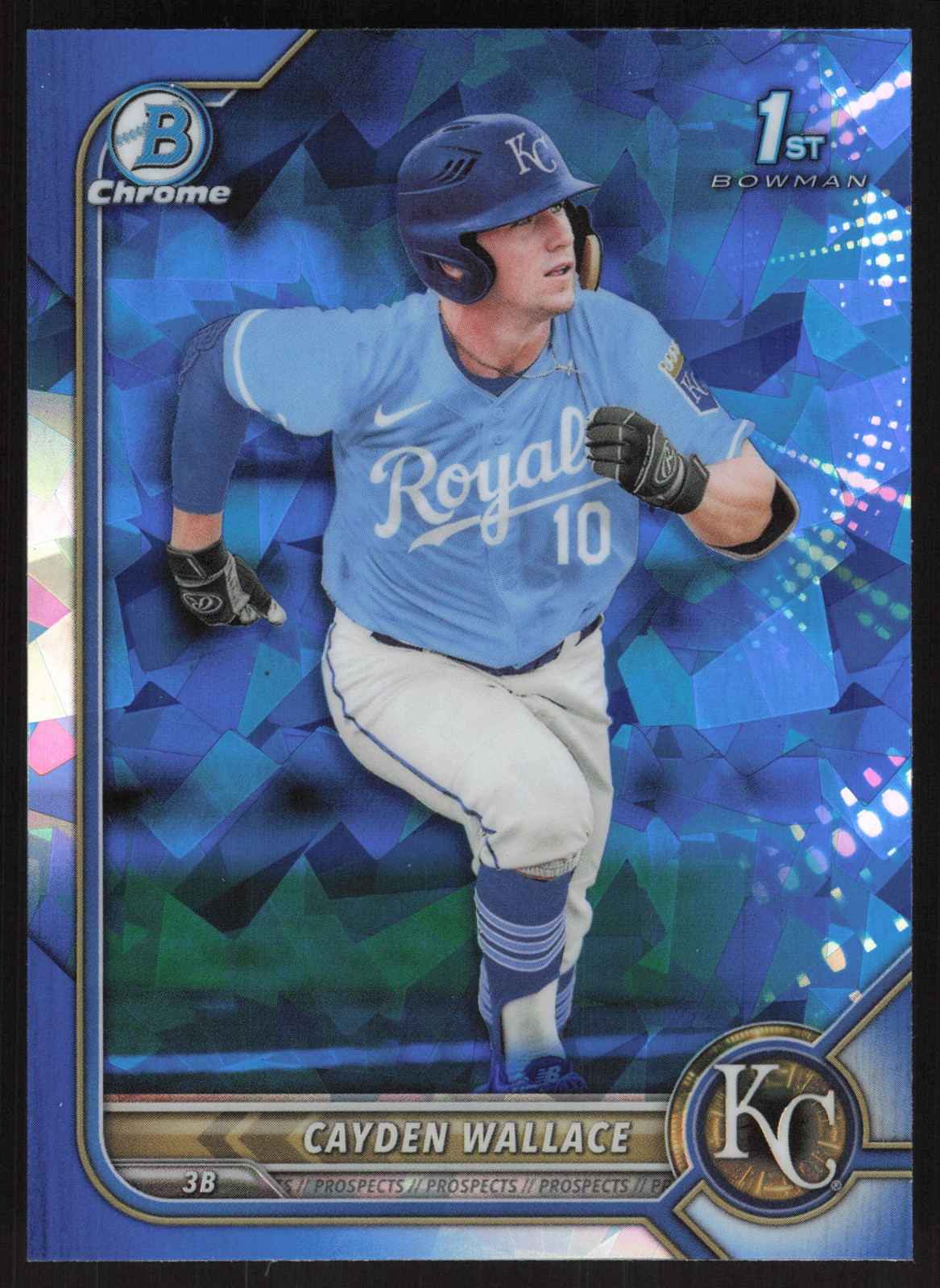 2022 Bowman Draft Sapphire Edition #BDC-12 Cayden Wallace