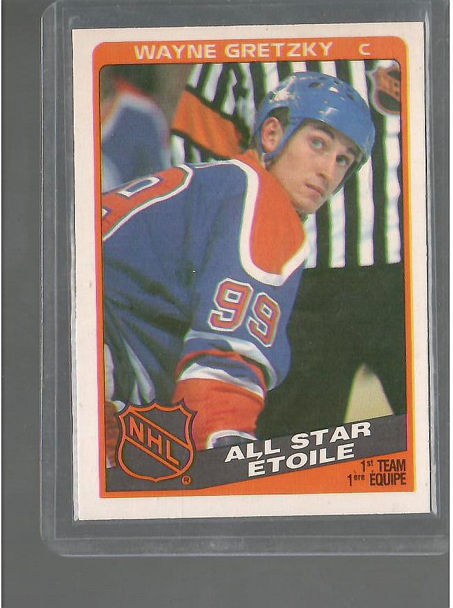 1984-85 Topps Wayne Gretzky #154 All-Star Edmonton Oilers
